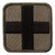 EmbTao Embroidered Medic Cross Tactical Fastener Hook and Loop Patch - Multitan