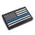 MUKER Balight Tactical Police Law Enforcement Thin Blue Line USA Flag Patch