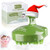 Hair Scalp Massager BEAUTLOHAS. Shampoo Brush Scalp Scrubber and Dandruff Brush for Scalp Care Hair Cleaning Shower Neck and Body Massager Soft Silicone Comb for Kids  and  Pets -Green - Kidss-