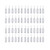 L-BOST Dessert Pipettes 4ml 80PCS Plastic Squeeze Transfer Pipettes Dropper Liquid Injector for Cupcake Strawberries