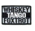 TrendyLuz Whiskey Tango Foxtrot WTF Morale Tactical Embroidered Hook  and  Loop Patch -White-