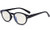 Eyekepper Retro Key Hole Oval Round Computer Readers Spring-Hinges Computer Reading Glasses -Yellow Lens 0.50-