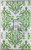 Green Damask Single Decorative Single Toggle Light Switch Plate Cover