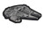 Jadedragon Embroidered Morale Hook Fastener Tactical Patch -Black-