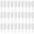 MANSHU 100PCS 4ml Dessert Pipettes Plastic Squeeze Transfer Pipettes Dropper Liquid Injector for Cupcake Strawberries Chocolate Ice Cream