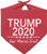 Pawskido Trump 2020 Dog Bandana Reversible Triangle Bibs Pet Scarf