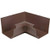 AMERIMAX HOME PRODUCTS 2520119 5-Inch Aluminum Inside Mitre Brown