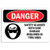 Danger - Safety Glasses with Side Shields Required - Label Decal Sticker Retail Store Sign Sticks to Any Surface 8 inch