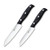 Little Cook 2Pcs Paring Knife - 4 inch Peeling Knife - Fruit and vegetable Knife - Ultra Sharp Kitchen Knives - German stainless Steel - ABS Handle