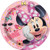 Unique 79235 Minnie Mouse Iconic Dinner Party Paper Plate 9 inch 8 Ct. Multicolor