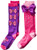 JoJo Siwa girls Jojo Siwa 2 Pack Knee High Casual Sock Purple Bow Fits Sock Size 9-11 Fits Shoe Size 4-10.5 US