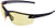 Edge DZ112-G2 Zorge G2 Wrap-Around Safety Glasses Anti-Scratch Non-Slip UV 400 Military Grade ANSI/ISEA  and  MCEPS Compliant 5.04 inch Wide Black Frame / Yellow Lens