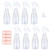 PUTING 8 Pack Plastic Mister Spray Bottle 200ml Empty Plastic Bottles with Fine Mist Trigger Sprayer for Cleaning Solutions Planting Cooking include Funnel and Labels