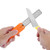 Sharpening Stone Folding Double-Sided Knife Sharpener Whetstone Sharpening Tool for Garden Outdoor Camping Kitchen-yellow-