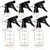 Youngever 6 Pack Empty Plastic Spray Bottles Spray Bottles for Hair and Cleaning Solutions -8oz-
