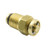 AutoMeter BV1 Push Button Pressure Release Bleed Valve Brass Body Stainless Steel Spring/Snap Ring 1/8 in. NPT Thread Push Button Pressure Release Bleed Valve