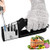 Knife Sharpener 4-Slot for Straight and Serrated Knives Knife Sharpening Tool for Kitchen KnivesEasy Manual Sharpener with Cut-Resistant Glove Sharpens Dull Knives Quickly Safe and Easy to Use