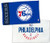 WinCraft NBA Philadelphia 76ers On Court Towel NBA Locker Room Authentic Edition 22x42 inches