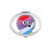 Universe And Alien Rainbow Alien Mirror Portable Fold Hand Makeup Double Side Glasses
