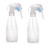 2 Pack Empty Plastic Spray Bottles Spray Bottles for Hair and Cleaning Solutions6.8oz Fine Mist Sprayer Refillable BottlesDurable Trigger Sprayer -2Pack-
