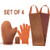 4 pack Self Tanning Mitt Applicator Kit with Self Tan Mitt applicator exfoliating gloves Tanning back lotion applicator mini Self Tanner Mitt Self Tanner MittTanning Mitt Applicator Kit
