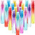 18 Pieces Mini Perfume Spray Bottles 8 ml Colorful Glass Bottles Portable Travel Mister Refillable Empty Container Atomizer for Cleaning Travel Essential Oils Perfume 6 Gradient Colors