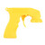 Qiilu Can Gun Aerosol Spray Painting Can Handle Grip Trigger Locking Collar Yellow