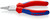 Knipex 22 05 140 Round Nose Pliers 5,51" with soft handle chrome plated