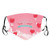 ZQP Adults Sewing Themed Love with Polka Dots Valentines Day Inspired Image Mouth Cover for WomenFace_Mask Reusable Washable Cloth for Men