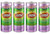 Comet Cleaner with Bleach Powder Lavender Fresh 21-Ounces - Scratch-Free - 4-Pack
