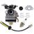 Shnile Carburetor Compatible with Echo SHC-260 SHC-261 HCA-260 PAS-260 PAS-261 PE-260 PE-261 PPT-260 PPT-261 SRM-260 SRM-261 PB-260L PB-260 Fuel Line Tune Up Kit Air Filter