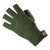 RAPDOM Tactical Polar Fleece Half Finger Gloves Olive Drab Medium