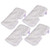 nobrand TeBeiDe 4 Pack S3501 Steam Pocket Mops Cleaning Pads for Shark Steam Mop S3501 S3550 S3601 SE450 S2901 S3601D S3801 S3801CO S3901 S3601K S3601Q Cleaner Replacement Pads