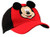Disney Toddler Boys Mickey Mouse Character Baseball Cap Red/black Ages 2-4