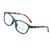 Progressive Multifocal Blue Light Blocking Reading Glasses Women Men- Green 2.5X