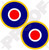 RAF British Royal AirForce Type C1 Aircraft Roundels 3 inch -75mm- Vinyl Stickers Decals x2