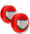 String Trimmer Line Weed Eater String Grass Trimmer Line Donut 0.095 In by-105-Foot - 2 Pack Orange