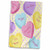 3D Rose Love Hearts Candy Valentine Design Hand Towel 15 inch x 22 inch Multicolor