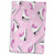 3D Rose Figure Skate and Snowflake Print-Pale Pink Hand/Sports Towel 15 x 22