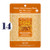 Pack of 14 The Elixir Beauty MJ Korean Cosmetic Full Face Collagen Yellow Ocher Essence Mask Pack Sheet for Vitality Clarity Mosturizing Relaxing