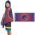 The Northwest Company NCAA Boise State Broncos Dots Youth Terry Cloth Hooded Wrap Towel