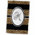 3D Rose Elegant Cheetah Animal Print Monogram Letter M TWL_180682_1 Towel 15 inch x 22 inch