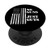 Corrections Officer Shirt No Guns Just Guts Gray Line PopSockets PopGrip Swappable Grip for Phones  and  Tablets