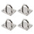304 Stainless Steel Square Eye Pad Plate 5/16 inch 8mm Anchor Mount Great for Yoga Swings Hammocks/Boat Rigging/Marine Deck Hardware/Suspension Training Straps