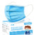 Kids Disposable Face Mask 50pcs Blue 3 Layers Disposable for Children Protection Safety Face Masks