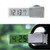 UTUT Clock Thermometer Car Sucker LCD Time Temperature Display Electronic Digital Clock Thermometer Silver