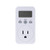 Electricity Usage Monitor Power Meter Plug Outlet LCD Display Electricity Usage Power Meter Socket Energy Wattage KWH Consumption Cost Analyzer Monitor Outlet AC120V US Plug - Galapara