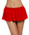 Avidlove Women Sexy Role Play Pleated Mini Skirt Ruffle Lingerie for Schoolgirl Red X-Large