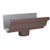 AMERIMAX HOME PRODUCTS 1901019 4-Inch Galvanized End/Drop Brown