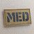 Coyote Brown Tan Infrared MED Medical EMS 3.5x2 Tactical Morale Hook-and-Loop Patch